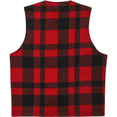 Gilet Uomo Filson - Mackinaw Wool Vest - Rosso
