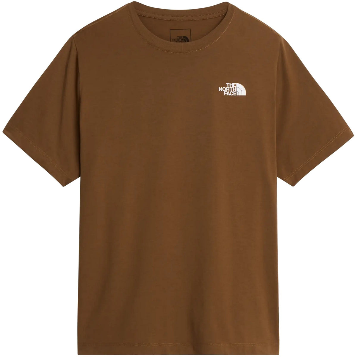 T-shirt Uomo The North Face - M Evolution Box Nse Regular Short Sleeve - Marrone