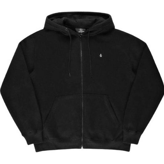 Felpe con cappuccio Uomo Volcom - Single Stone Zip - Nero