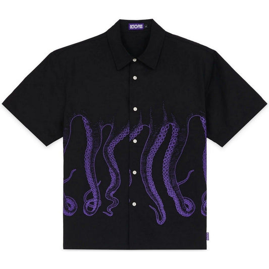 Camicie casual Uomo Octopus - Octopus Outline Shirt - Nero