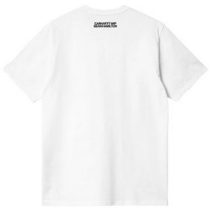 T-shirt Uomo Carhartt Wip - S/S Sean Hamilton 02 T-Shirt - Bianco