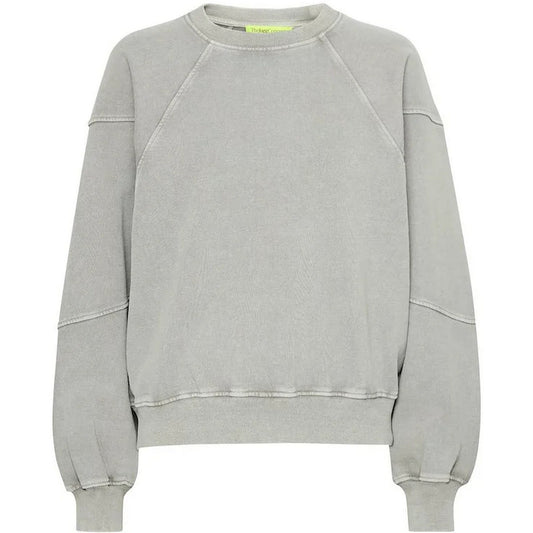 Felpe senza cappuccio Donna The Jogg Concept - Jcrubi Cutline Sweat - Grigio