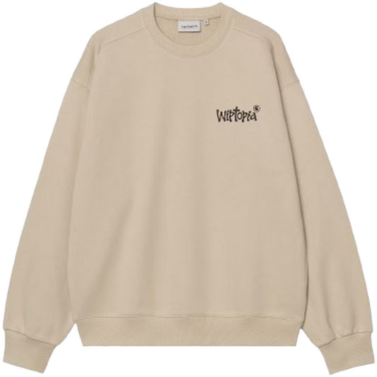 Maglie a manica lunga Uomo Carhartt Wip - Wiptopia Sweat - Bianco