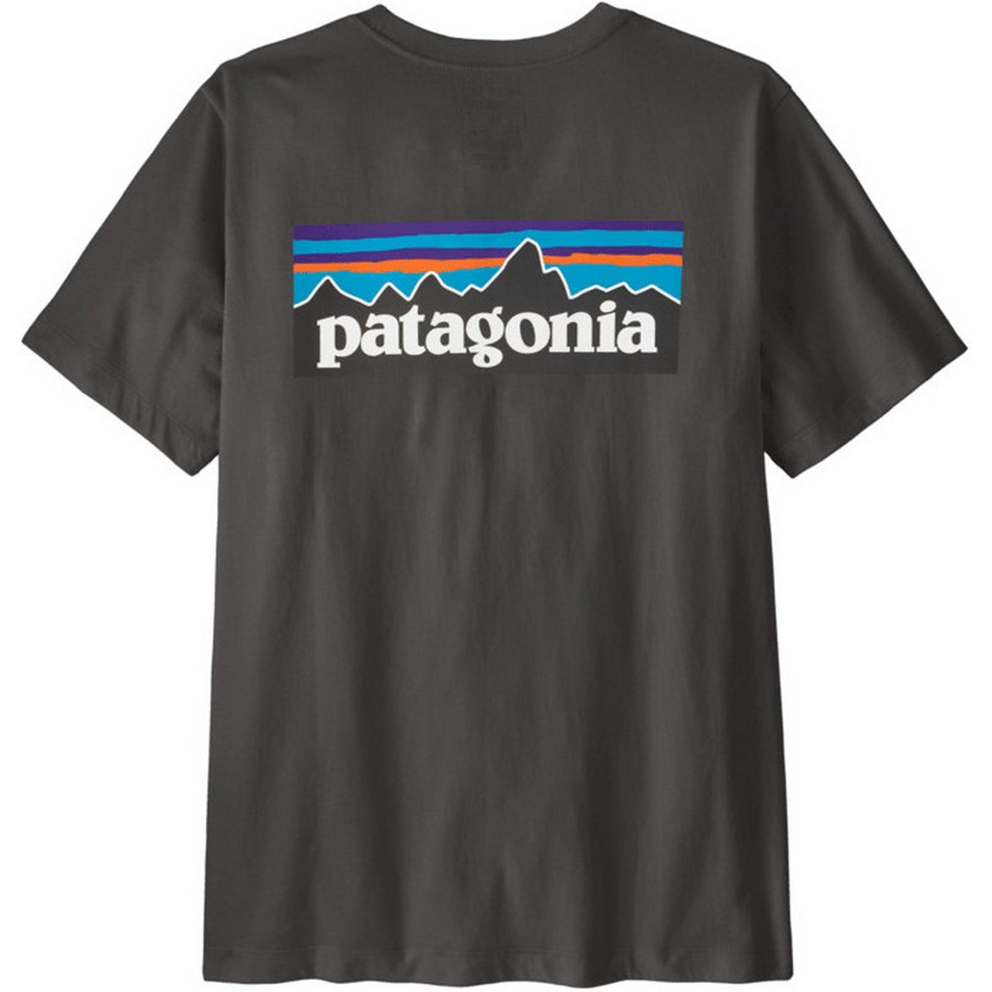 T-shirt Uomo Patagonia - M's P-6 Logo T-Shirt - Nero