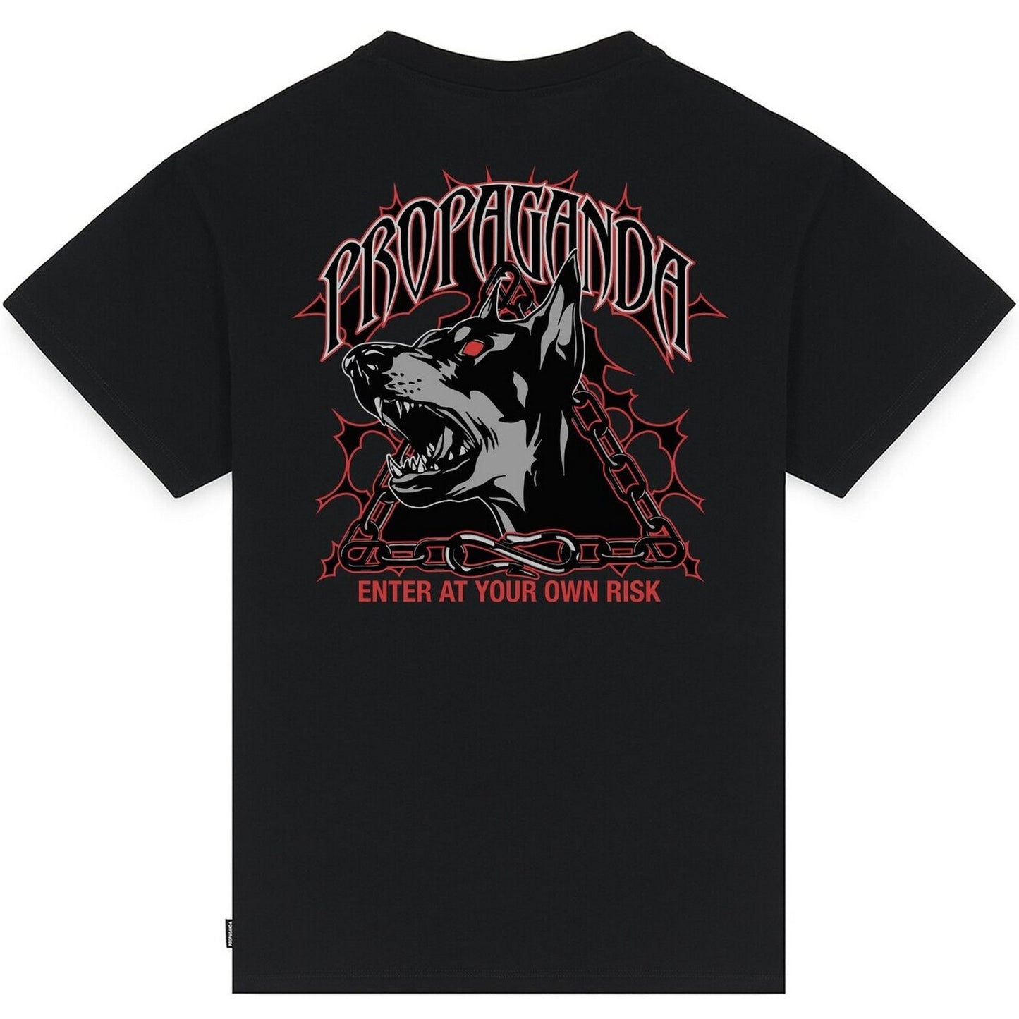 T-shirt Uomo Propaganda - T-Shirt M/M Triangle Doberman - Nero