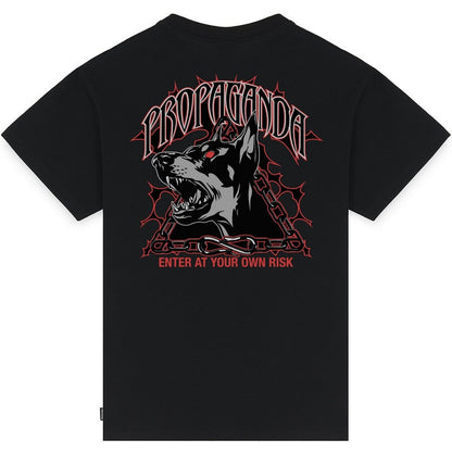 T-shirt Uomo Propaganda - T-Shirt M/M Triangle Doberman - Nero