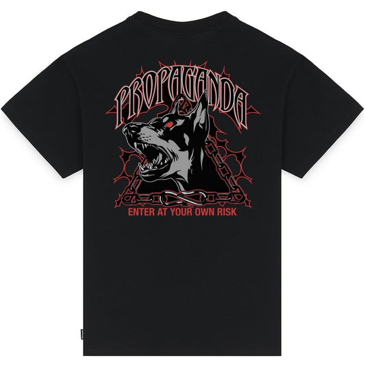 T-shirt Uomo Propaganda - T-Shirt M/M Triangle Doberman - Nero