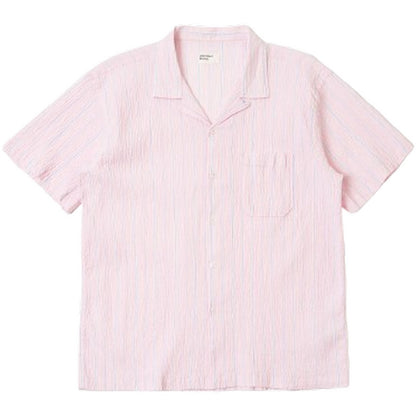 Camicie casual Uomo Universal Works - Road Shirt - Rosa