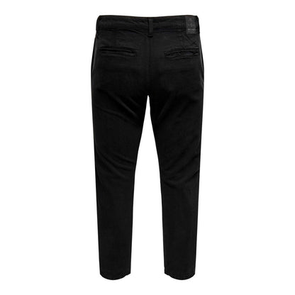 Pantaloni Uomo Only & Sons - Onsavi Beam Chino Twill Pk 1540 - Nero