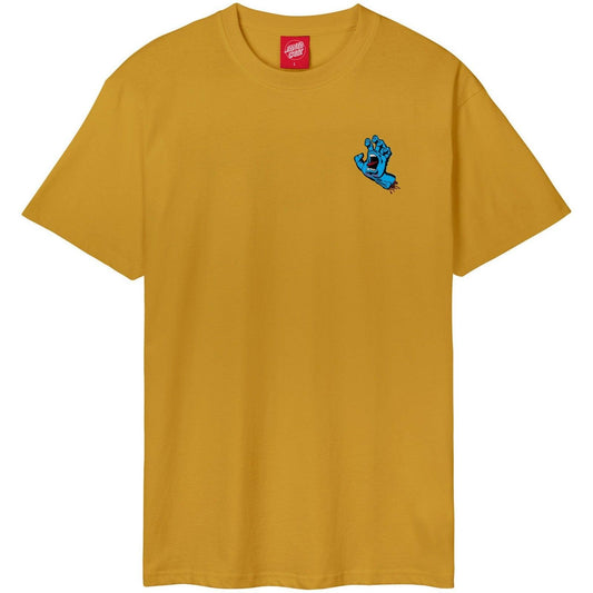 T-shirt Uomo Santa Cruz - Screaming Hand Chest T-Shirt - Oro