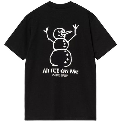 T-shirt Uomo Carhartt Wip - S/S Ice T-Shirt - Nero