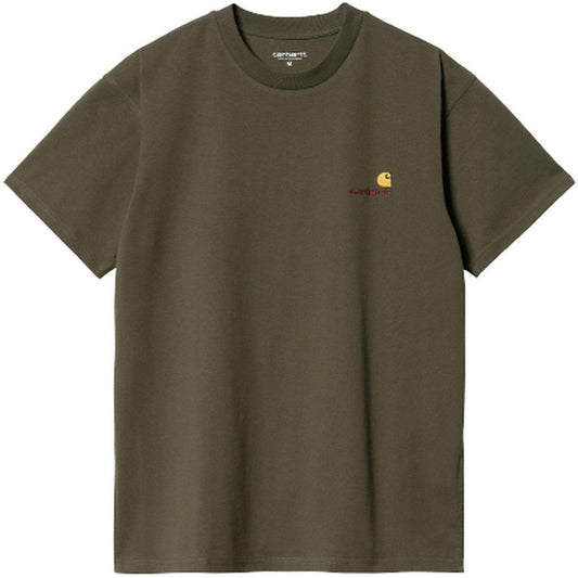 T-shirt Uomo Carhartt Wip - S/S American Script - Verde