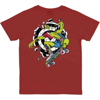T-shirt Bambini Unisex Santa Cruz - Youth Rob Smasher T-Shirt - Rosso