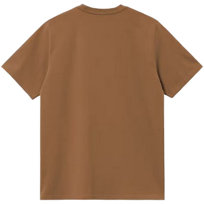 T-shirt Uomo Carhartt Wip - S/S Pocket T-Shirt - Marrone