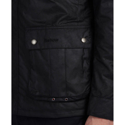 Giacche Uomo Barbour International - Duke Wax Jacket - Nero