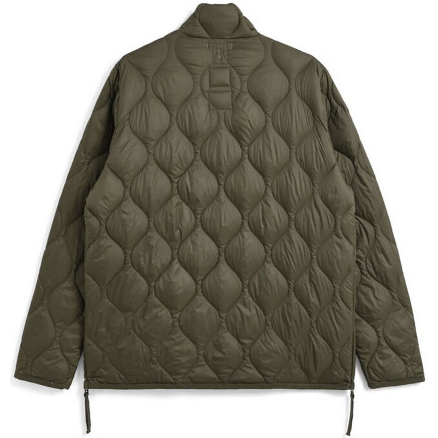 Chaquetas de plumón unisex Taion - Military Hi Neck W-Zip Down Jkt - Verde