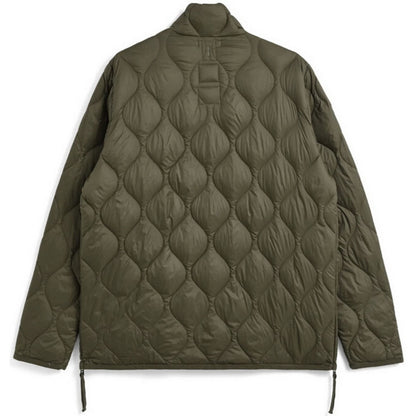 Chaquetas de plumón unisex Taion - Military Hi Neck W-Zip Down Jkt - Verde