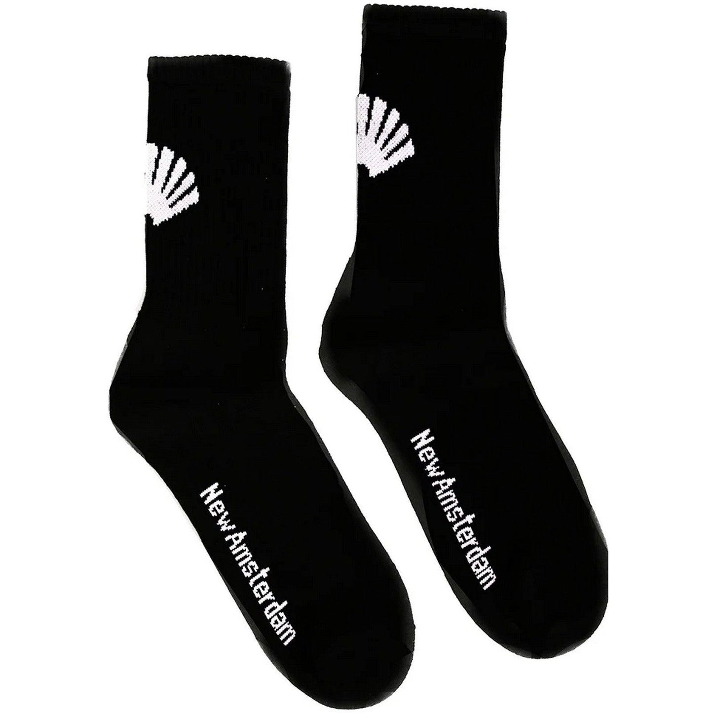 Calze Uomo New Amsterdam Surf Association - Logo Socks - Nero