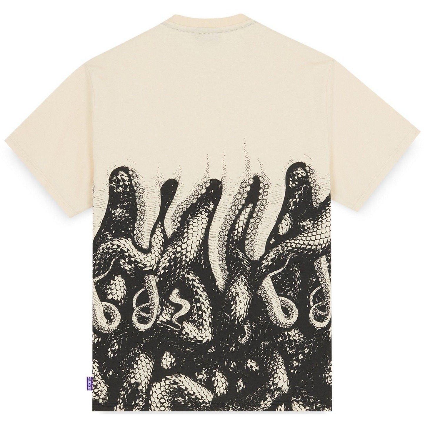 T-shirt Uomo Octopus - Octopus Snakes Tee - Bianco