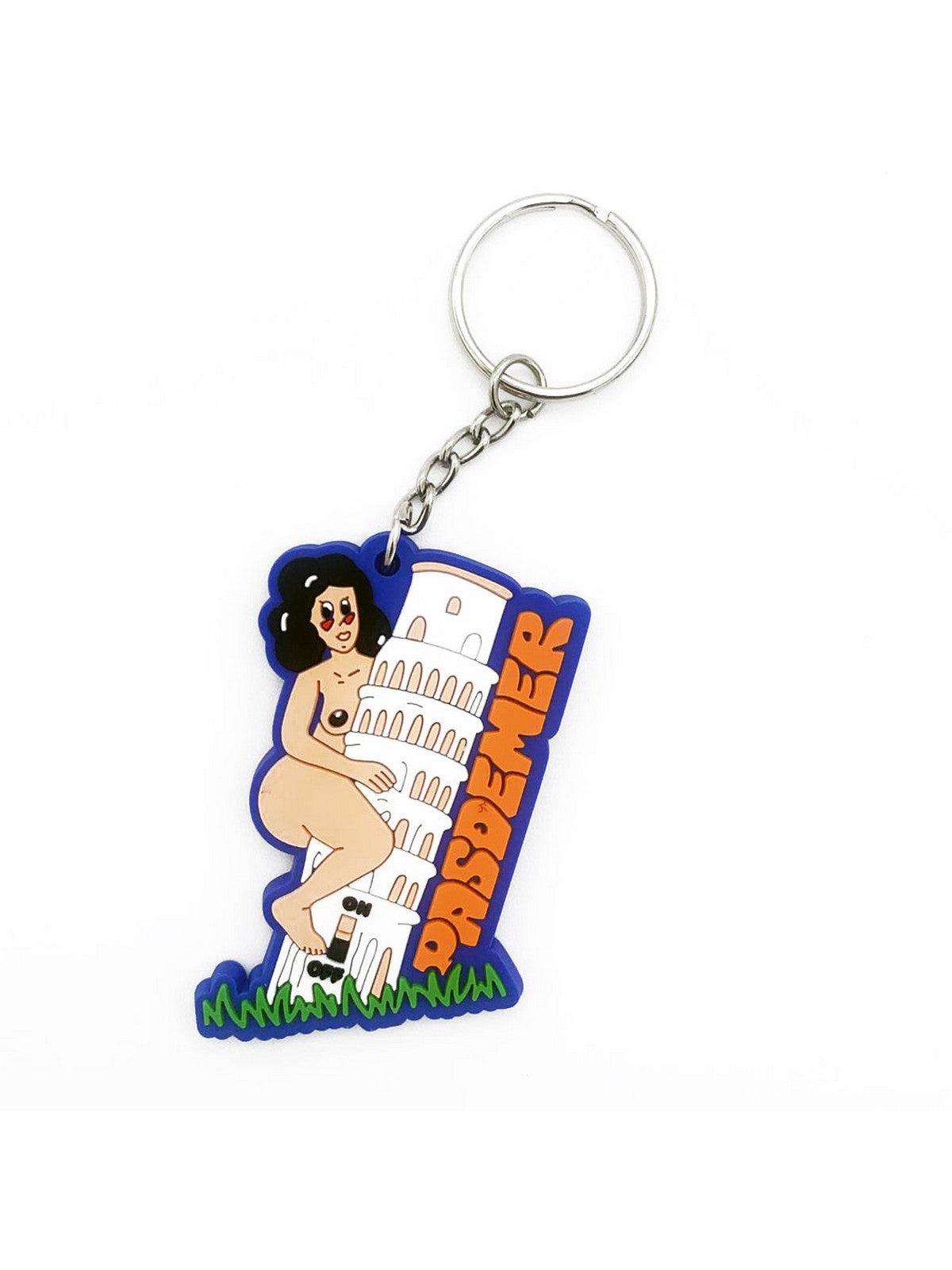 Uomo Unisex Pas De Mer - Souvenir Keychain - Blu