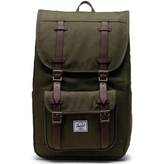 Zaini Casual Unisex Herschel - Herschel Little America Mid Backpack - Verde