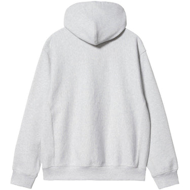 Carhartt Wip Herren-Kapuzenpullover – American Script Sweat mit Kapuze – Grau