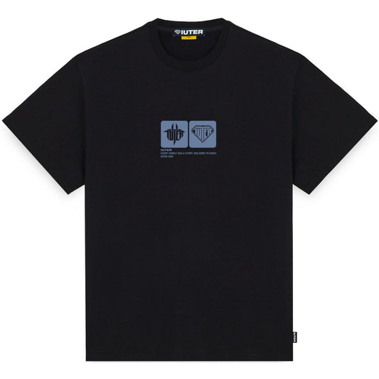 T-shirt Uomo Iuter - Tab Tee - Nero