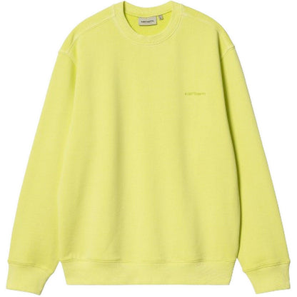 Felpe senza cappuccio Uomo Carhartt Wip - Duster Script Sweat - Verde