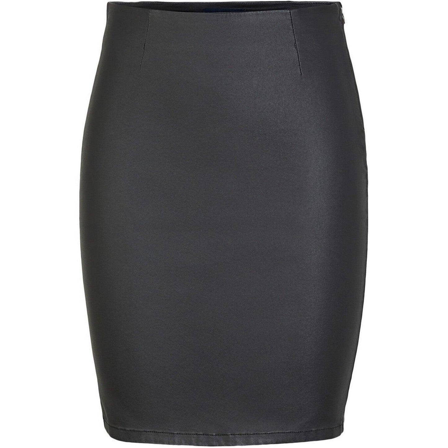 Gonne casual Donna Pieces - Pcparo Hw Coated Skirt/Noos Bc - Nero