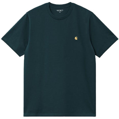 T-shirt Uomo Carhartt Wip - S/S Chase T-Shirt - Blu