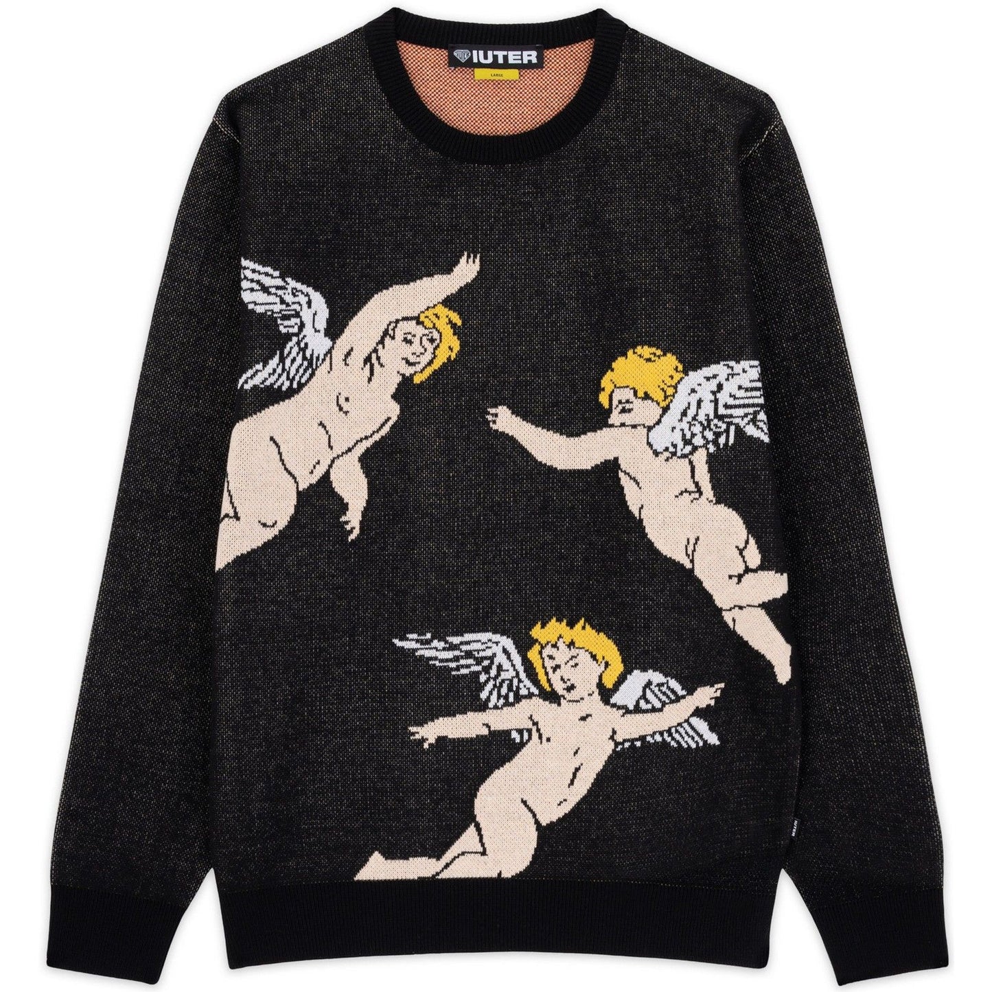 Felpe senza cappuccio Uomo Iuter - Heaven Jumper - Nero