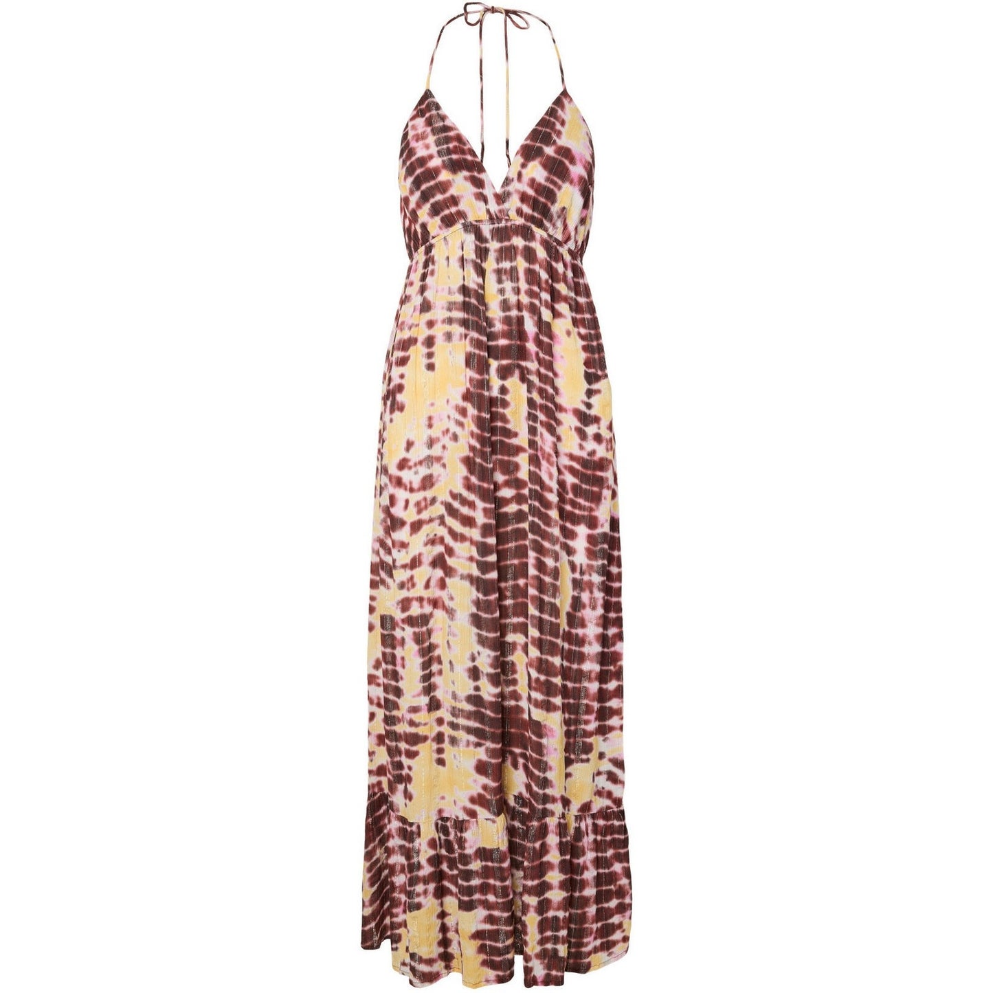 Vestiti casual Donna Pieces - Pckaya Strap Lurex Dress Wvn - Rosso