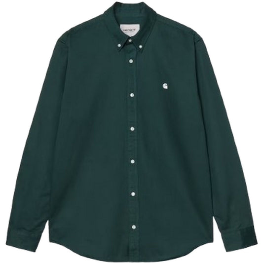 Camicie casual Uomo Carhartt Wip - L/S Madison Shirt - Verde