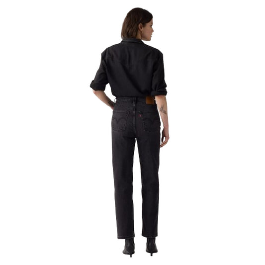 Jeans Donna Levi's - Ribcage Straight Ankle - Nero