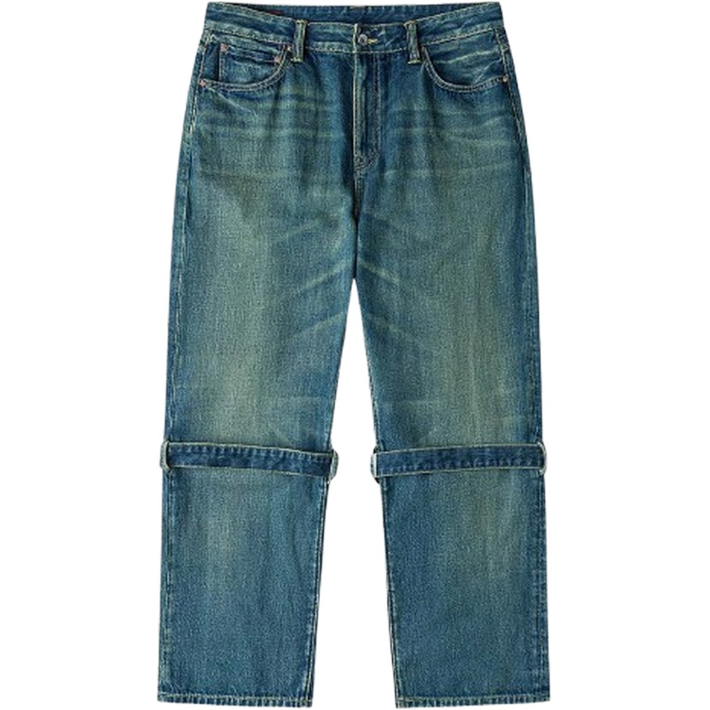 Jeans Uomo Evisu - Ej Washed Bondage Jeans - Blu
