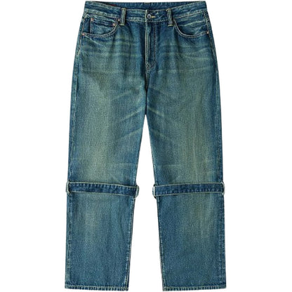 Jeans Uomo Evisu - Ej Washed Bondage Jeans - Blu