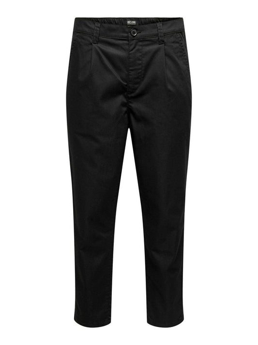 Pantaloni Uomo Only & Sons - Onsdew Chino Tapered Pk 1486 Noos - Nero