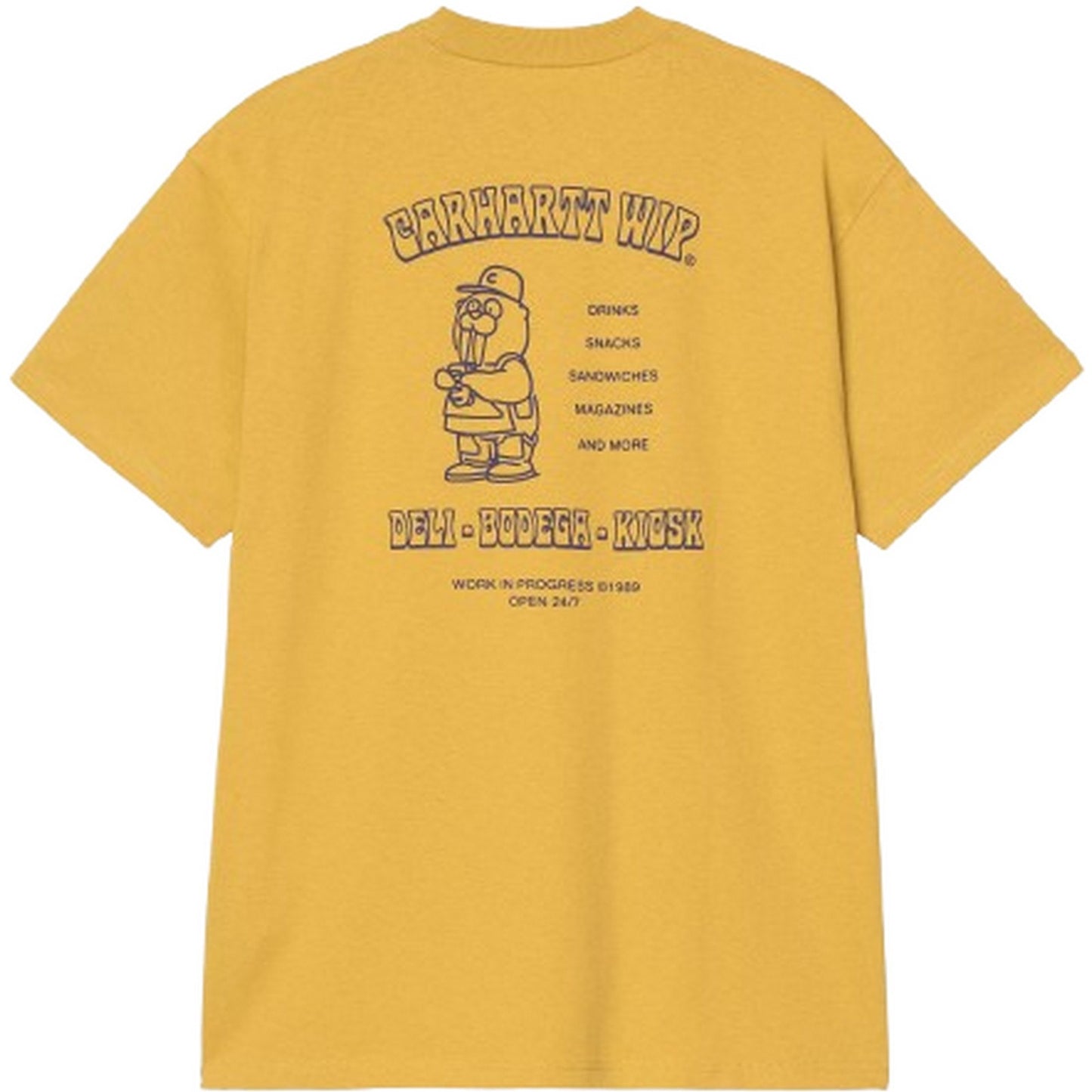 T-shirt Uomo Carhartt Wip - S/S Sandwich T-Shirt - Giallo