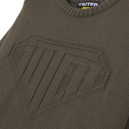 Maglioni Uomo Iuter - Links Logo Knit Sweater - Marrone