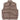 Gilet Uomo KAPPY DESIGN - Stripe Fleece Zipper Vest - Marrone
