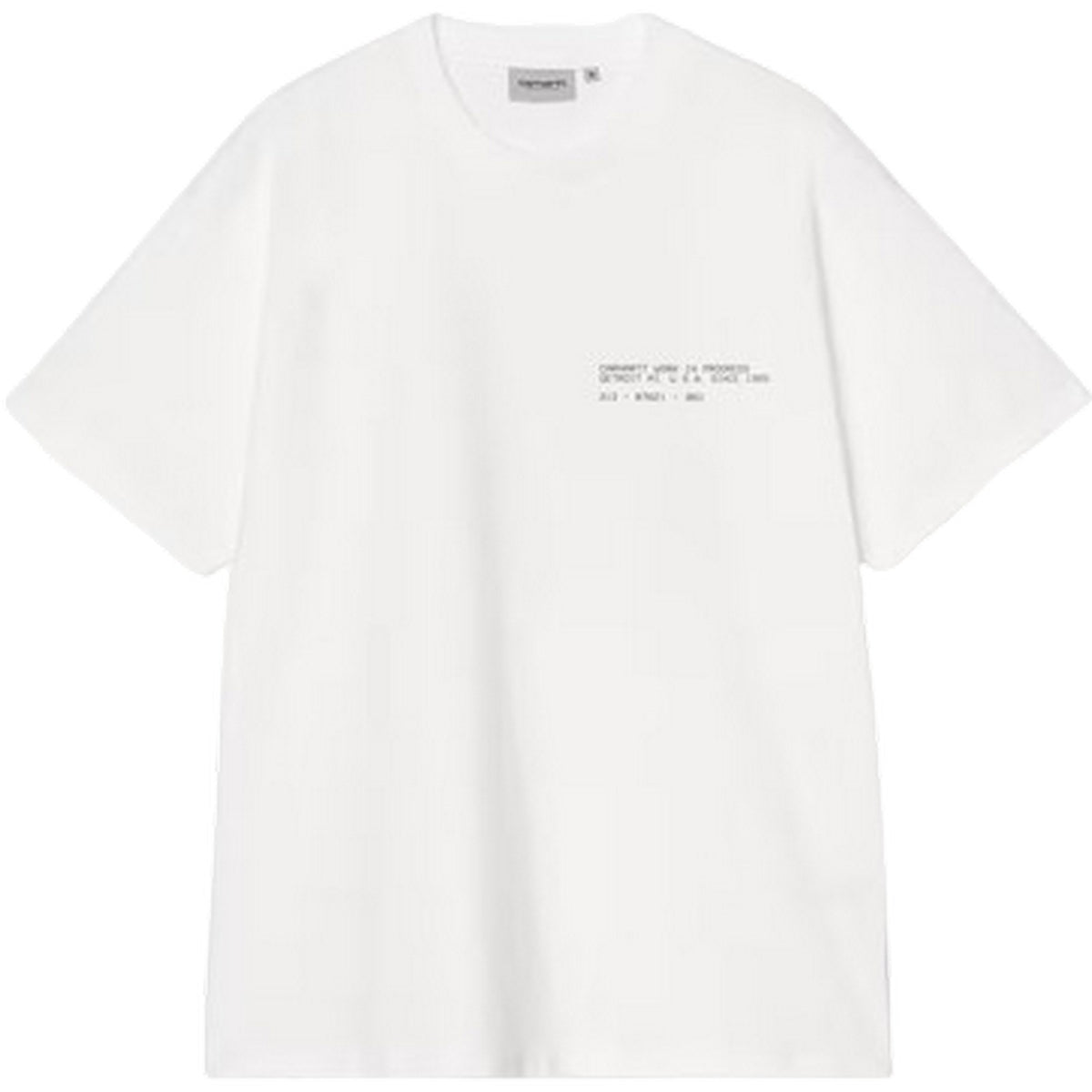 T-shirt Uomo Carhartt Wip - S/S Feather Progress T-Shirt - Bianco