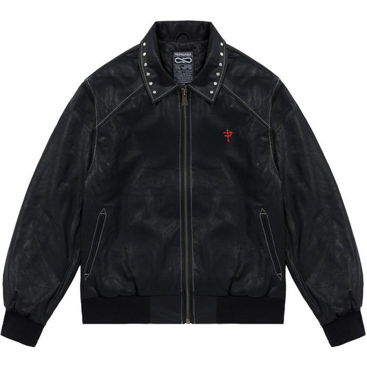 Giacche Uomo Propaganda - Varsity Jacket - Nero