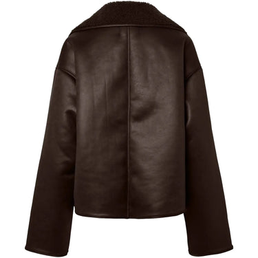 Giacche Donna Pieces - Pcapril Teddy Jacket - Marrone