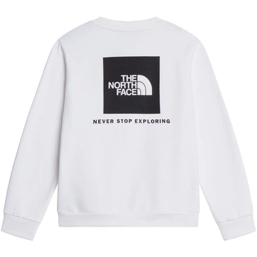 Felpe senza cappuccio Ragazzi Unisex The North Face - Teen Evo Box Nse Crew - Bianco