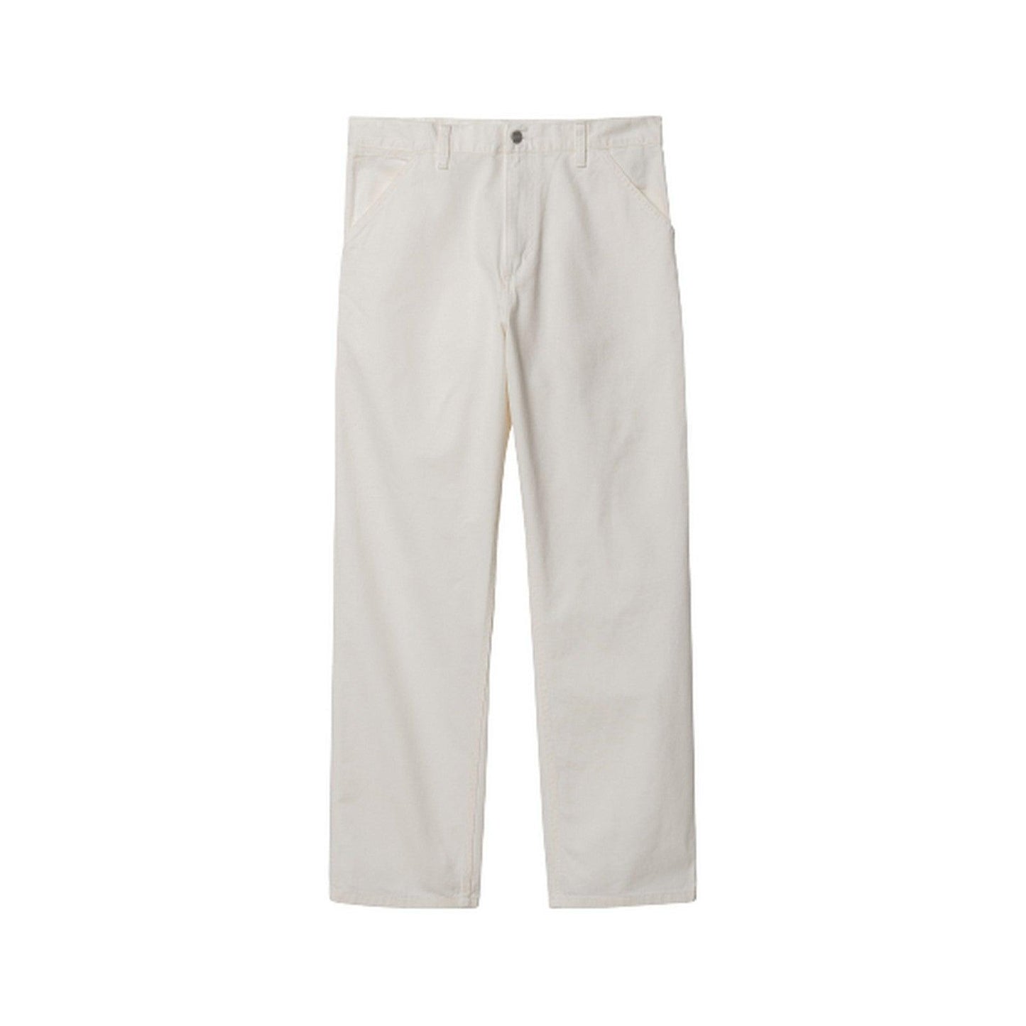 Pantaloni Uomo Carhartt Wip - Single Knee Pant - Bianco