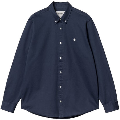 Camicie casual Uomo Carhartt Wip - L/S Madison Shirt - Blu