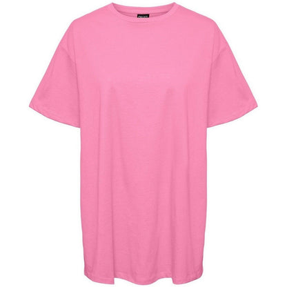 T-shirt Donna Pieces - Pcrina Ss Oversized Tee Noos Bc - Rosa