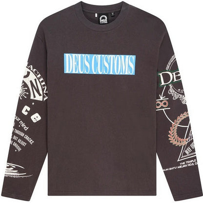 Maglie a manica lunga Uomo Deus Ex Machina - Sundance Ls Tee - Grigio