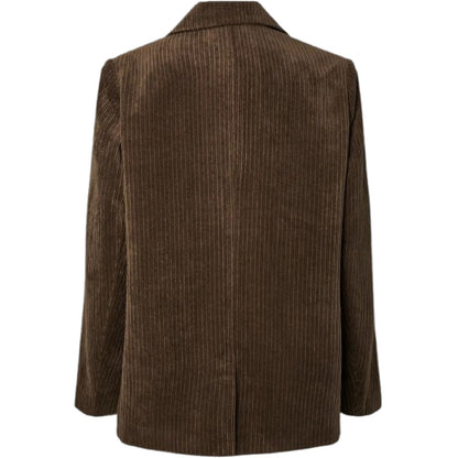 Giacche da abito e blazer Donna Pieces - Pcaudre Cord Loose Blazer Bc - Marrone
