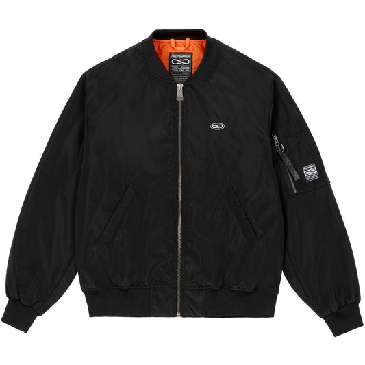 Giubbini Uomo Propaganda - Bomber Jacket Logo Atom - Nero